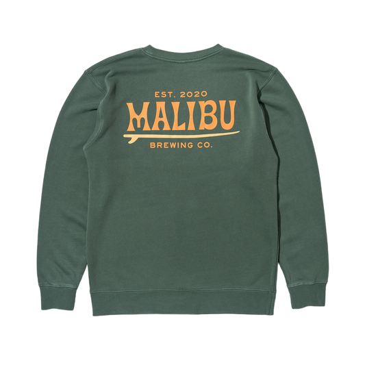 Teal Surf Stamp Crewneck