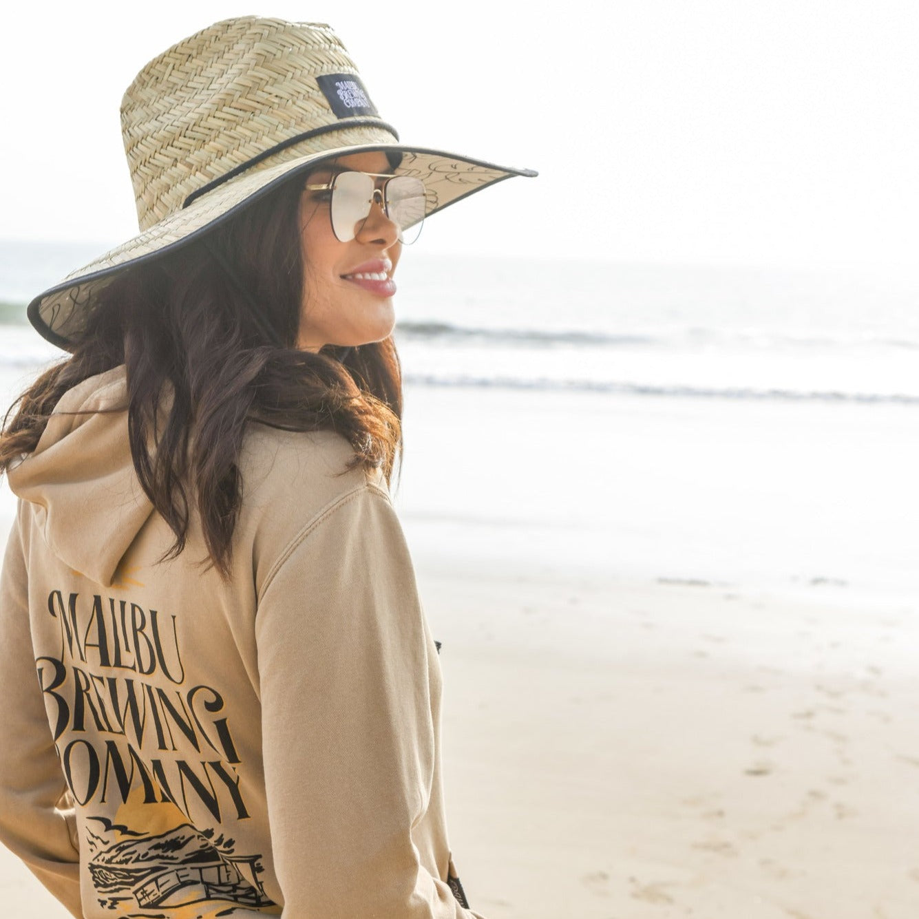 Sandstone MBC Hoodie – Malibu Brewing Company
